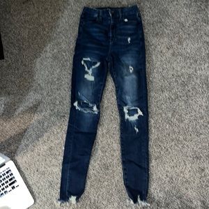 american eagle high rise jeggings